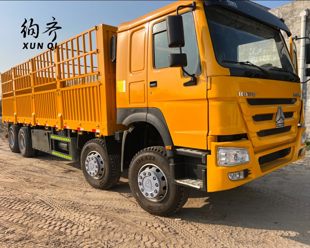 Factory direct sales low price Sinotruk Second Hand 8X4 Howo High-sided Truck 371hp Used Heavy Truck Euro 23 Diesel Chinese Supplier
