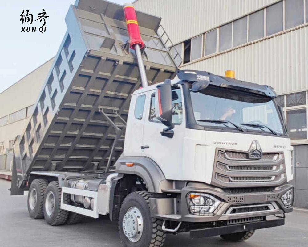 used refurbished 6x4 Drive Hohan Dump Truck with Weichai Engine Left Steering Euro 3 Emission for Heavy Diesel Fuel