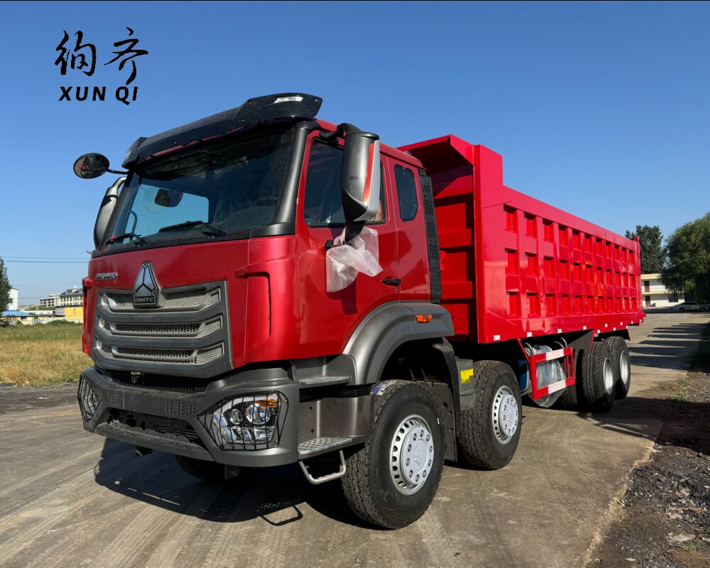 used refurbished Brand new 8x4 Drive Hohan Dump Truck with Weichai Engine Leftright Steering Euro 23 Emission for Heavy Diesel Fuel 45 tons 12 tyres