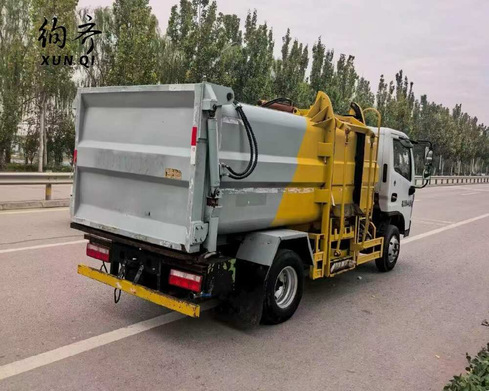Used Dongfeng 4×2 126–163 hp garbage truck Euro VI 4-ton diesel engine