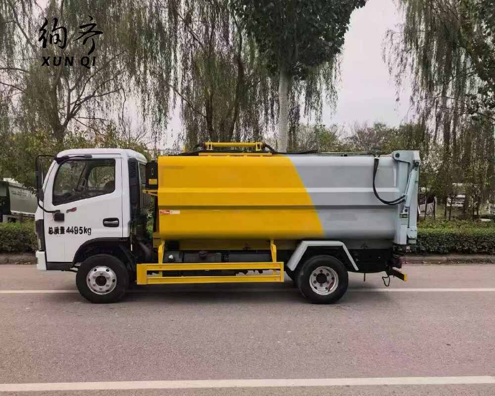 Used Dongfeng 4×2 126–163 hp garbage truck Euro VI 4-ton diesel engine