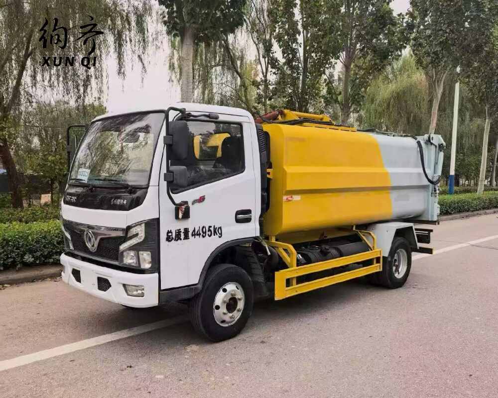 Used Dongfeng 4×2 126–163 hp garbage truck Euro VI 4-ton diesel engine