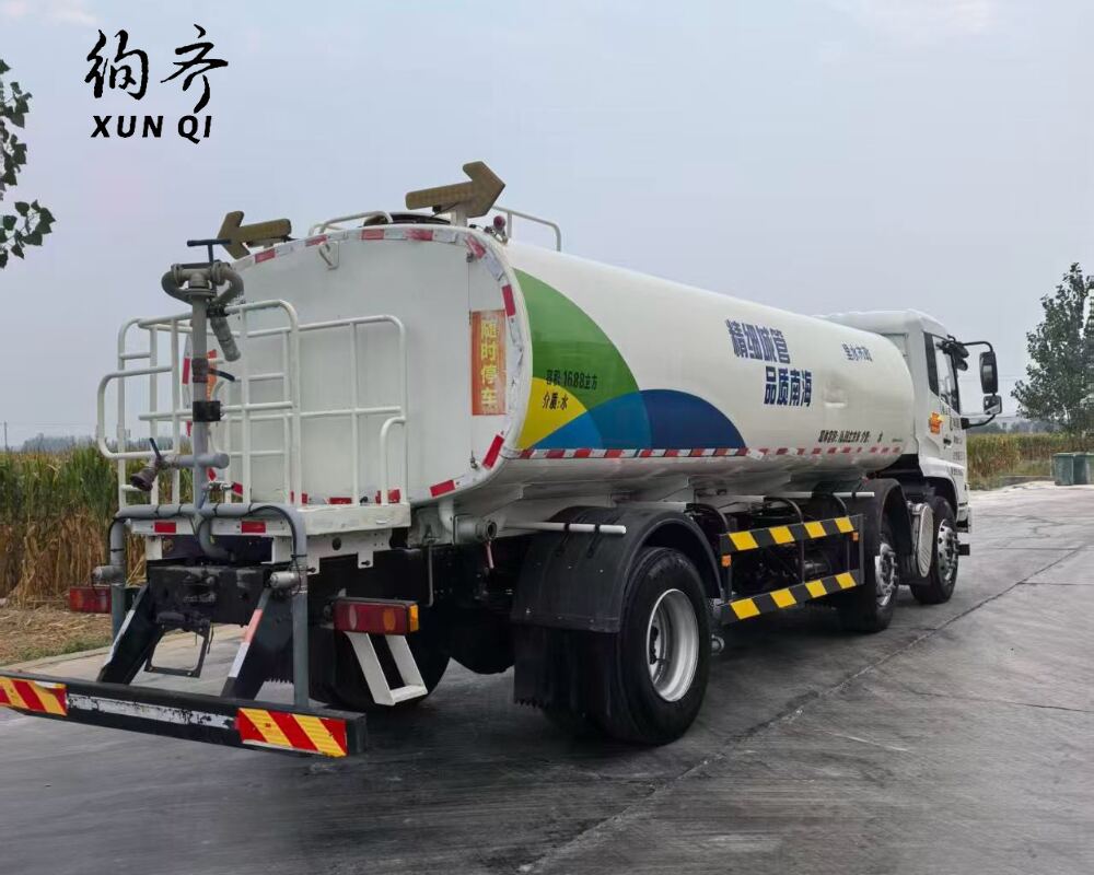 Used Dongfeng 6×2 245hp Water Tank Truck 20m³  Tianjin VR  15.5-ton 6-cylinder diesel engine