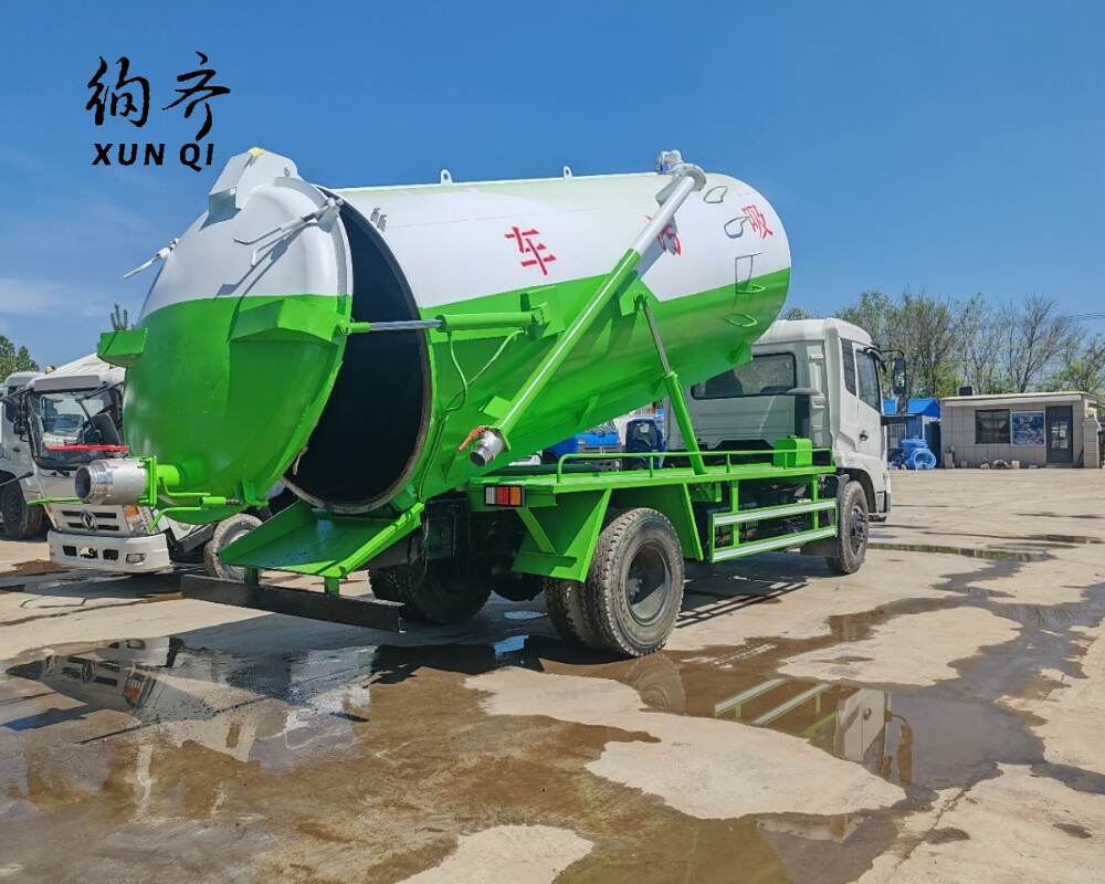 Used Dongfeng 4×2 180–210 hp Vacuum Sewer Truck A10 Series 10 cubic meter capacity pH 3–11 Cummins diesel engine