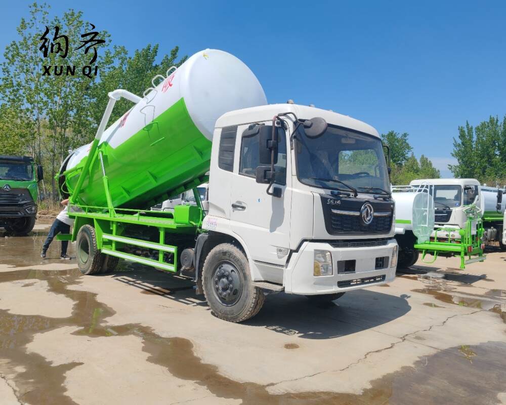 Used Dongfeng 4×2 180–210 hp Vacuum Sewer Truck A10 Series 10 cubic meter capacity pH 3–11 Cummins diesel engine