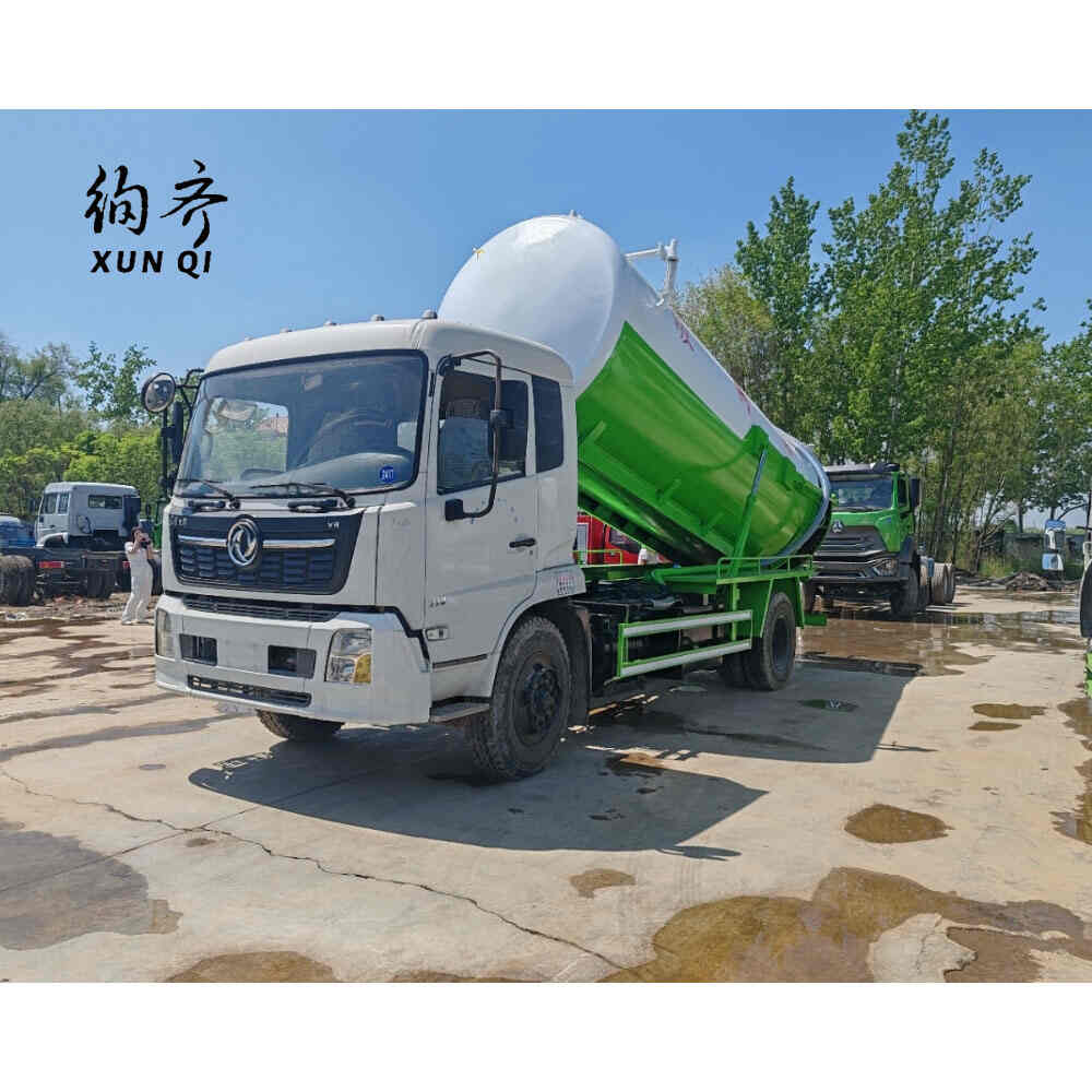 Used Dongfeng Tianjin 4×2 180–210 hp Vacuum Sewer Truck A10 Series 10 cubic meter capacity pH 3–11 Cummins diesel engine