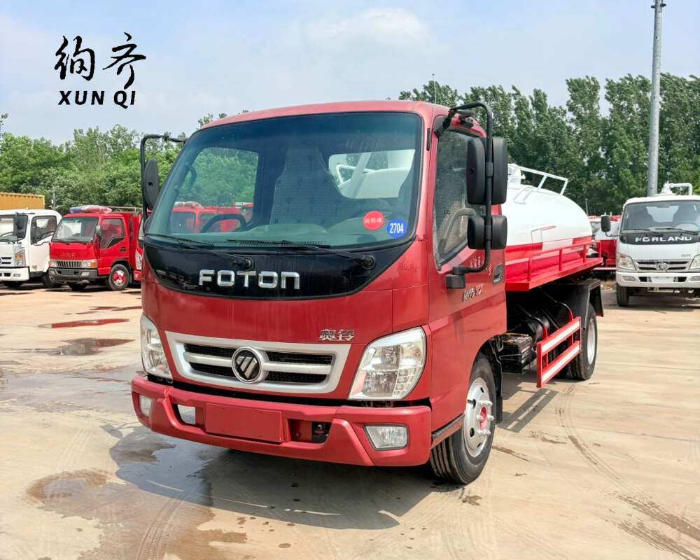 Used Foton 4×2 141hp vacuum truck 6 meters china truck Euro 5 Diesel engine