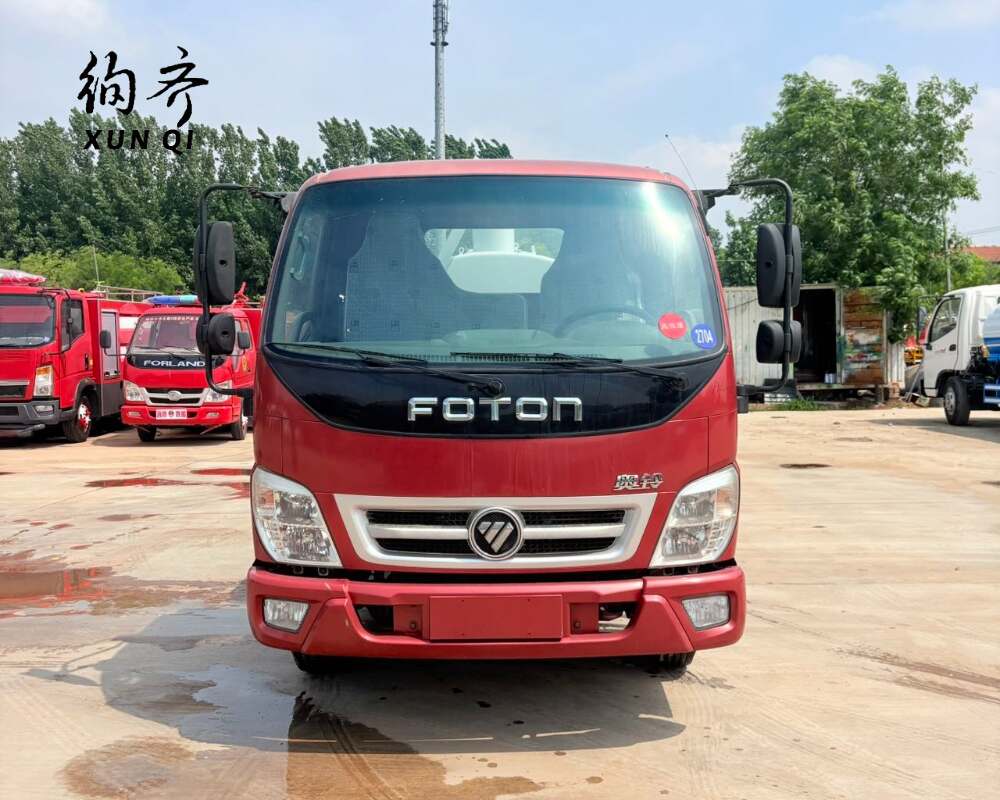 Used Foton 4×2 141hp vacuum truck 6 meters china truck Euro 5 Diesel engine