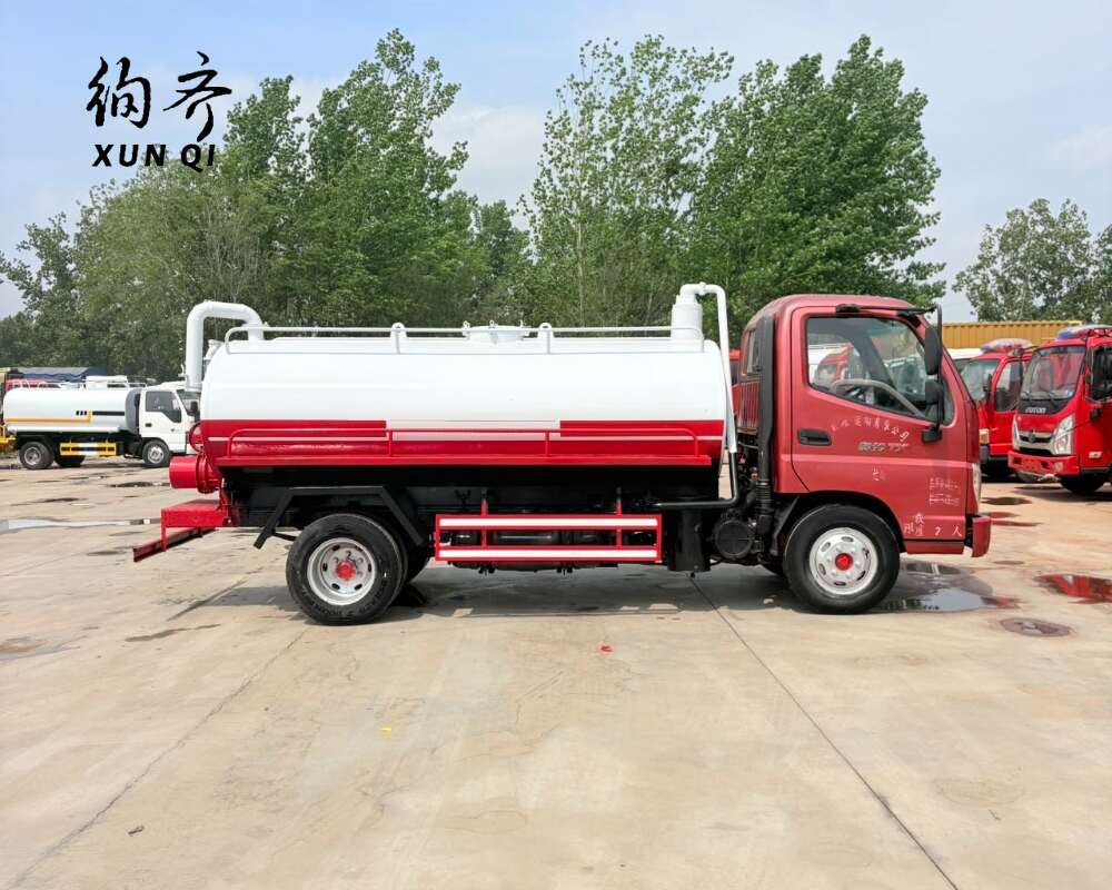 Used Foton 4×2 141hp vacuum truck 6 meters china truck Euro 5 Diesel engine