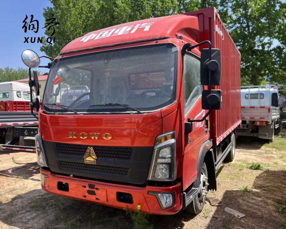 Used Howo 6×2 290 hp Box Truck Euro VI 18-ton 6-cylinder diesel engine
