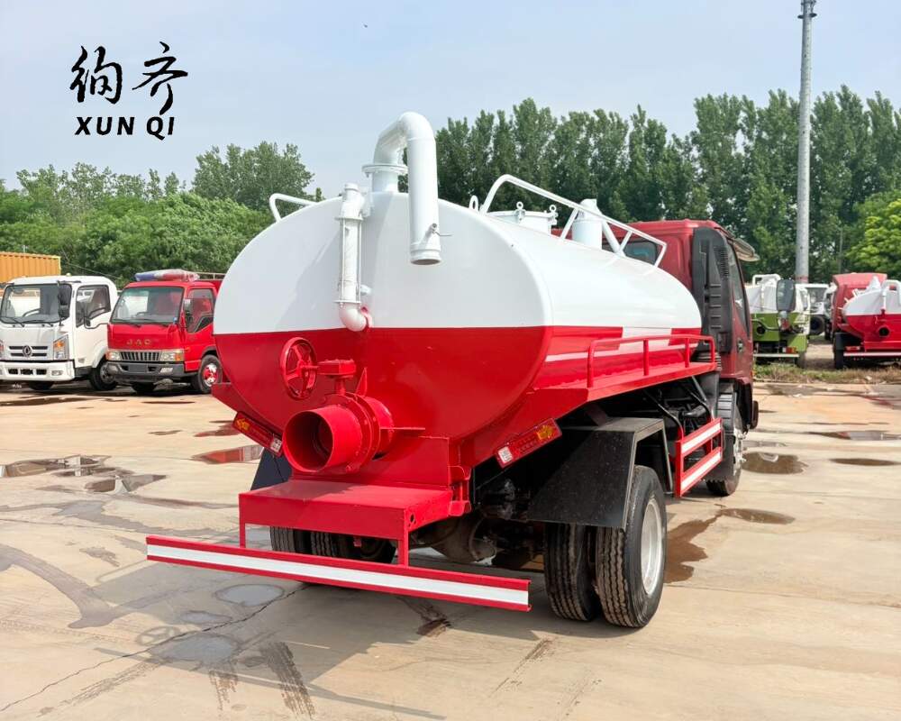 Used JAC Junling 4×2 160 hp Vacuum Truck Yuchai engine Euro VI emission standard
