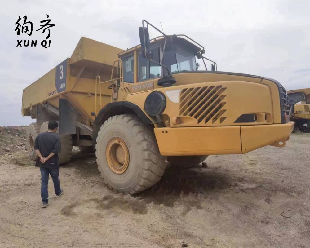 Used Volvo A40D Series 6x6 426 hp Articulated Hauler Volvo D12C inline-6 ​​diesel engine EU Stage II emission standard 