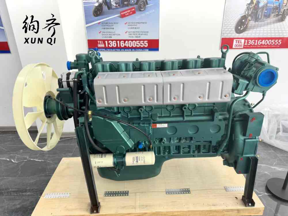Various types of truck engines