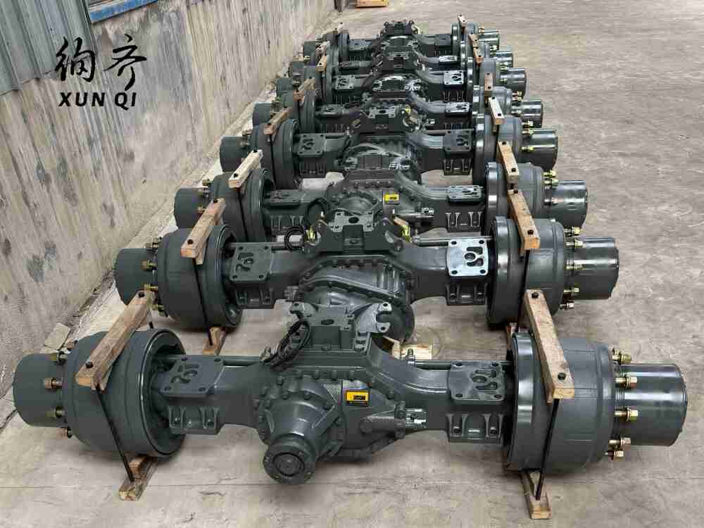 Various types of truck rear axles